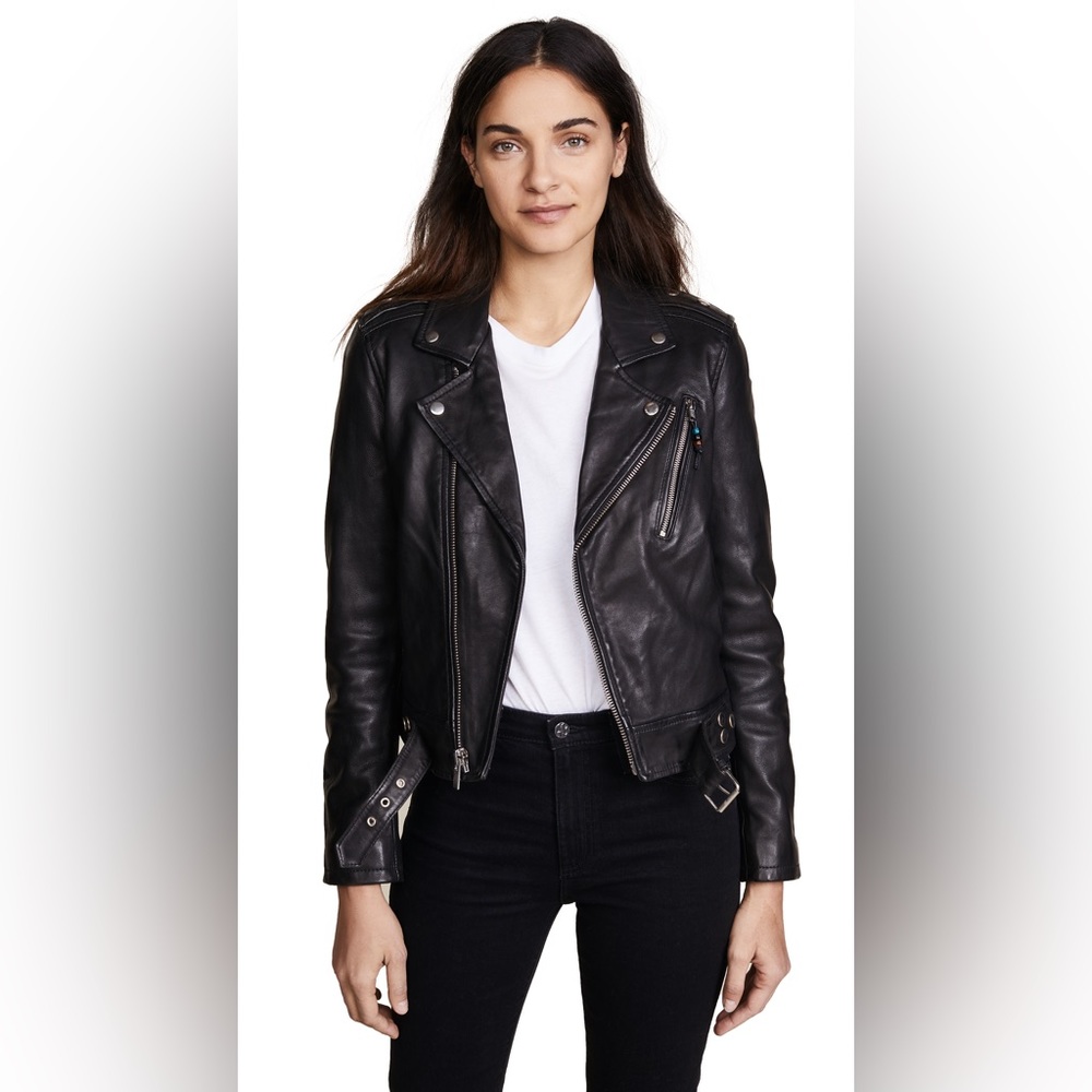 BLK DNM Leather Motorcycle jacket